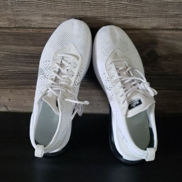 New Nike‎ Air Max Flyknit Racer White Running Sneakers - Picture 7 of 9